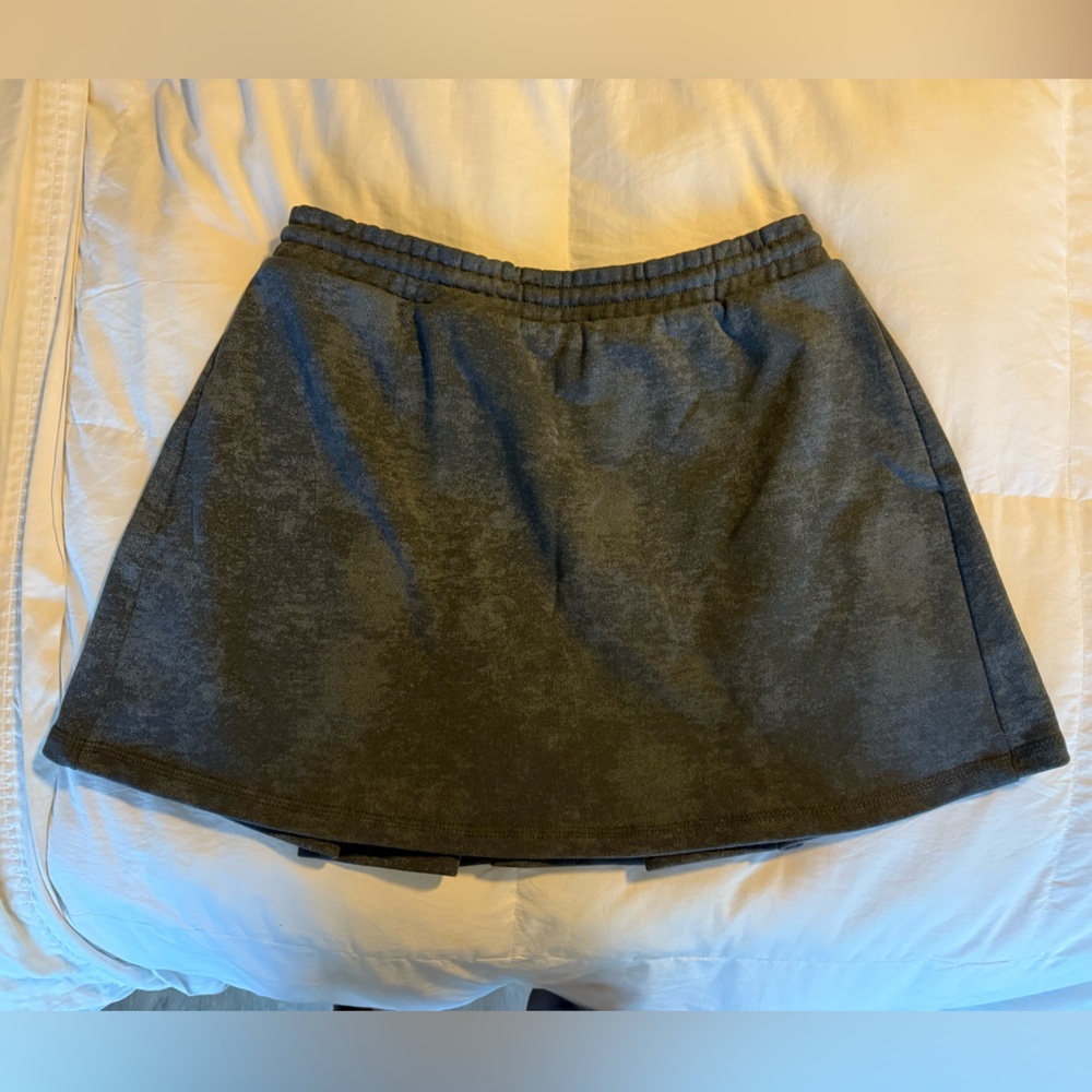 Anthropologie Daily Practice Pulled on Washed Mini Skirt - Picture 4 of 5
